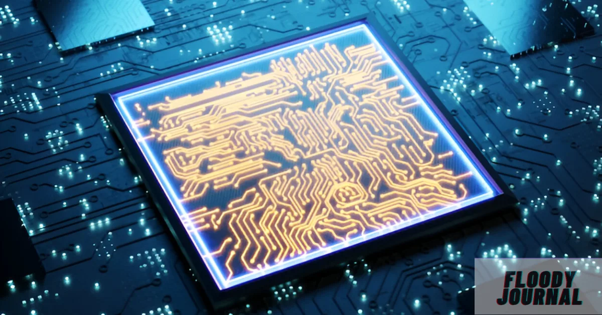 30-008 Colibri Pinout module showcasing illuminated circuit traces and embedded system architecture on a blue PCB board