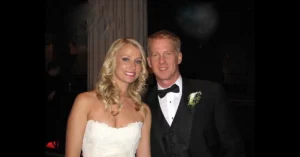 lynsi hughes wedding photo with husband Gregg Hughes, 2008 ceremony