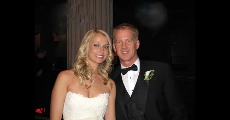 lynsi hughes wedding photo with husband Gregg Hughes, 2008 ceremony