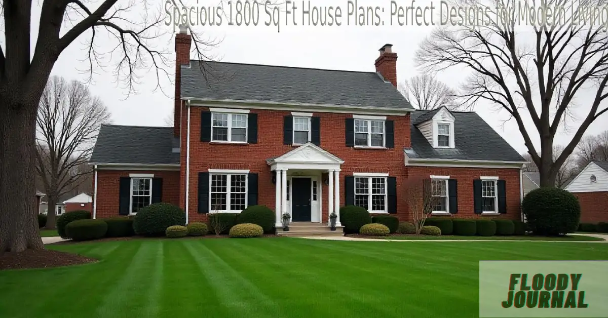 Spacious 1800 Sq Ft House Plans: Perfect Designs for Modern Living