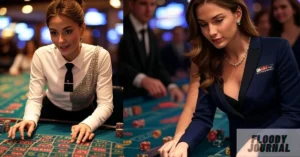 Professional casino dealers at gaming table - avoid Vanessa-Casino.com 8002662278 scam sites, choose licensed operators instead