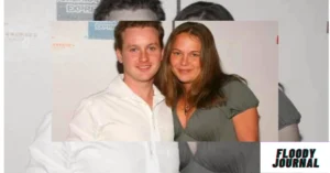 Janel Bloodsworth with her husband Tom Guiry at an event.