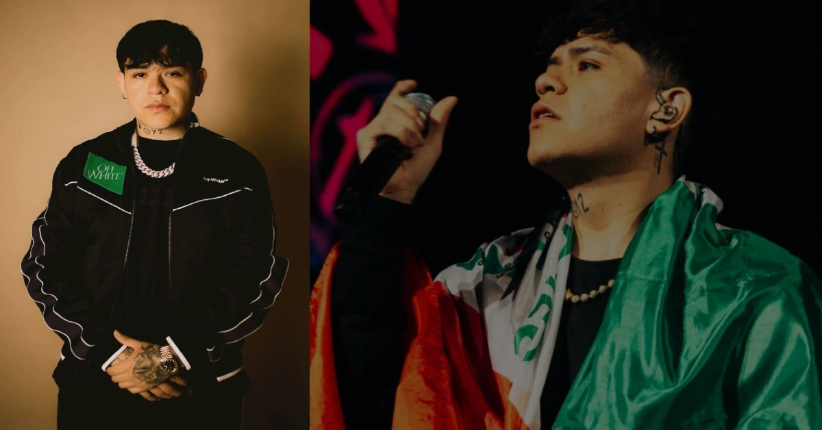 Junior H performing on stage in 2025 showcasing his net worth success as a corridos tumbados singer